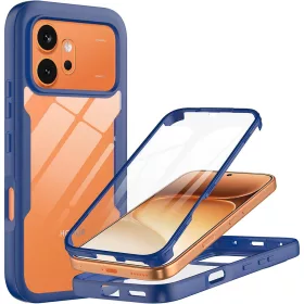   Techsuit - ColorVerse 360 tok kijelzővédővel - Honor 600 / 600 Pro - Kék
