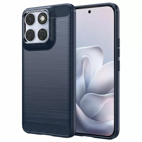 Techsuit - Carbon szilikon tok - Motorola Edge 70 Fusion - Kék