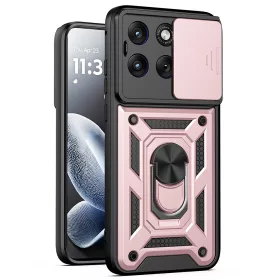   Techsuit - CamShield ütésálló tok - Motorola Edge 70 Fusion - Rosegold