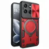 Techsuit - CamGuard Pro tok ütésálló tok - Motorola Edge 70 Fusion - Piros