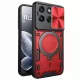 Techsuit - CamGuard Pro tok ütésálló tok - Motorola Edge 70 Fusion - Piros
