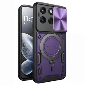   Techsuit - CamGuard Pro tok ütésálló tok - Motorola Edge 70 Fusion - Lila