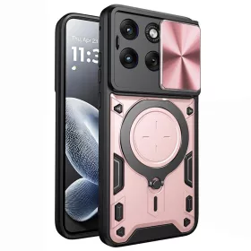   Techsuit - CamGuard Pro tok ütésálló tok - Motorola Edge 70 Fusion - Rosegold