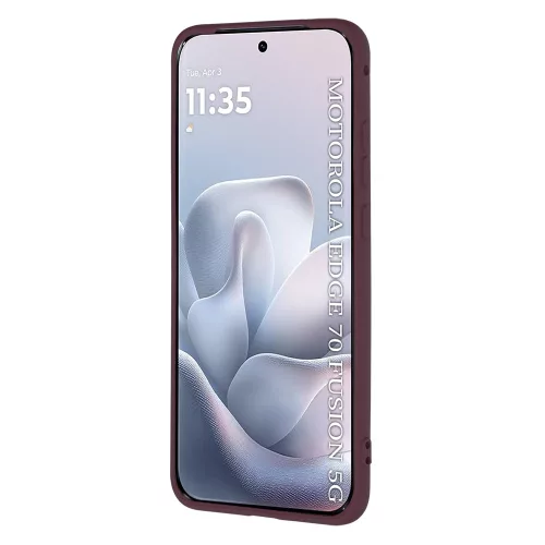Techsuit - SoftFlex - Motorola Edge 70 Fusion - Plum Red