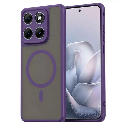 Techsuit - HaloFrost II MagSafe tok - Motorola Edge 70 Fusion - Lila
