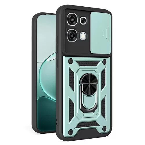 Techsuit - CamShield ütésálló tok - Oppo A6 Pro 4G / A6 Pro 5G - Zöld
