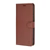 Techsuit - Leather Folio kinyitható tok - Oppo A6 Pro 4G / A6 Pro 5G - Barna