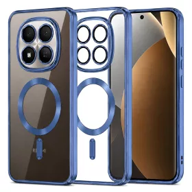   Techsuit - Luxury Crystal MagSafe tok - Xiaomi Redmi Note 15 Pro+ 5G / Poco M8 Pro 5G - Kék átlátszó