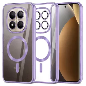   Techsuit - Luxury Crystal MagSafe tok - Xiaomi Redmi Note 15 Pro+ 5G / Poco M8 Pro 5G - Lila átlátszó