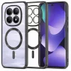 Techsuit - Luxury Crystal MagSafe tok - Xiaomi Redmi Note 15 5G / Note 15 4G / Poco M8 5G - Fekete átlátszó