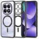 Techsuit - Luxury Crystal MagSafe tok - Xiaomi Redmi Note 15 5G / Note 15 4G / Poco M8 5G - Fekete átlátszó