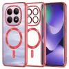 Techsuit - Luxury Crystal MagSafe tok - Xiaomi Redmi Note 15 5G / Note 15 4G / Poco M8 5G - Piros átlátszó