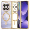 Techsuit - Luxury Crystal MagSafe tok - Xiaomi Redmi Note 15 5G / Note 15 4G / Poco M8 5G - Arany átlátszó