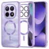 Techsuit - Luxury Crystal MagSafe tok - Xiaomi Redmi Note 15 5G / Note 15 4G / Poco M8 5G - Lila átlátszó
