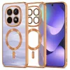 Techsuit - Luxury Crystal MagSafe tok - Xiaomi Redmi Note 15 5G / Note 15 4G / Poco M8 5G - Narancssárga átlátszó
