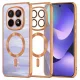 Techsuit - Luxury Crystal MagSafe tok - Xiaomi Redmi Note 15 5G / Note 15 4G / Poco M8 5G - Narancssárga átlátszó