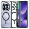 Techsuit - Luxury Crystal MagSafe tok - Xiaomi Redmi Note 15 5G / Note 15 4G / Poco M8 5G - Sötétzöld átlátszó