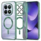 Techsuit - Luxury Crystal MagSafe tok - Xiaomi Redmi Note 15 5G / Note 15 4G / Poco M8 5G - Zöld átlátszó