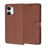 Techsuit - Leather Folio kinyitható tok - Xiaomi Poco X8 Pro Max - Barna