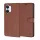 Techsuit - Leather Folio kinyitható tok - Xiaomi Poco X8 Pro Max - Barna