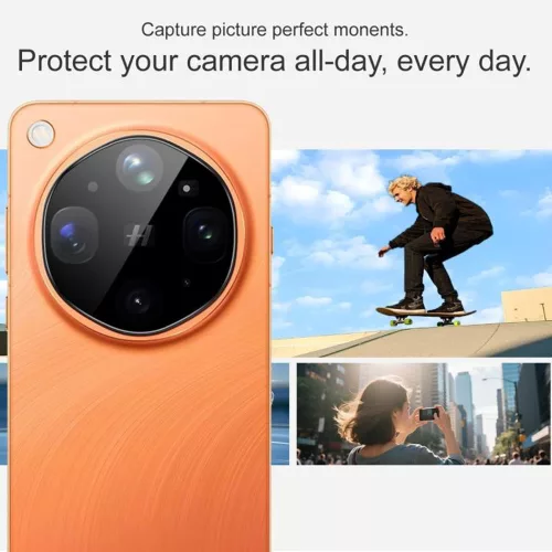 Techsuit - Full Camera - Kameravédő üvegfólia - Oppo Find X9 Ultra - Fekete