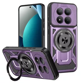   Techsuit - RuggedCam ütésálló tok - Xiaomi Redmi Note 15 Pro 4G - Lila