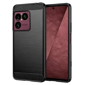 Techsuit - Carbon szilikon tok - Sony Xperia 1 VIII - Fekete
