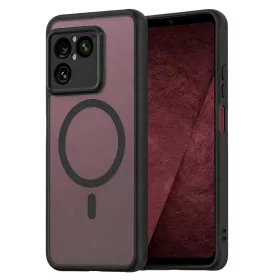   Techsuit - HaloFrost II MagSafe tok - Sony Xperia 1 VIII - Fekete