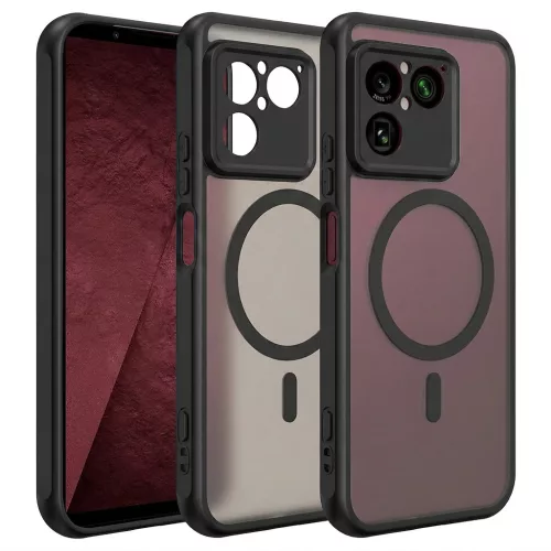 Techsuit - HaloFrost II MagSafe tok - Sony Xperia 1 VIII - Fekete
