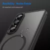 Techsuit - HaloFrost II MagSafe tok - Sony Xperia 1 VIII - Fekete