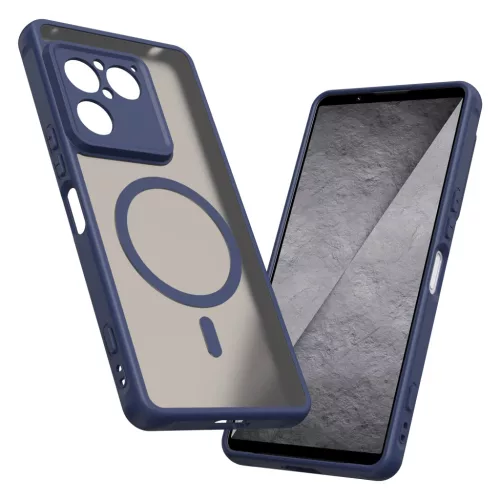 Techsuit - HaloFrost II MagSafe tok - Sony Xperia 1 VIII - Sötétkék