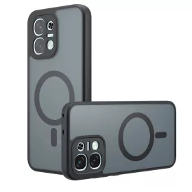   Techsuit - PureFrost MagSafe Ütésálló tok Ütésálló tok - Oppo A6 Pro 4G / A6 Pro 5G - Matt fekete