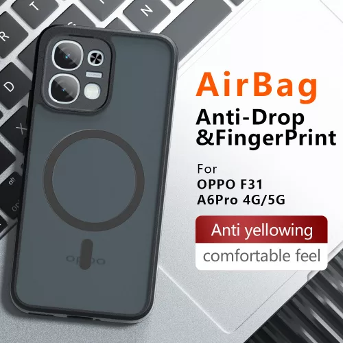 Techsuit - PureFrost MagSafe Ütésálló tok Ütésálló tok - Oppo A6 Pro 4G / A6 Pro 5G - Matt fekete