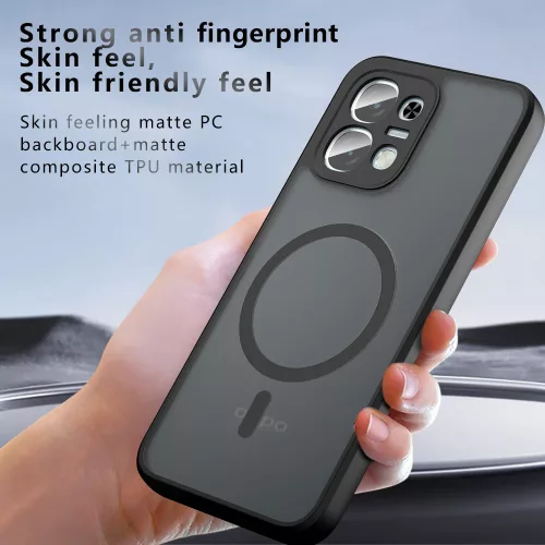 Techsuit - PureFrost MagSafe Ütésálló tok Ütésálló tok - Oppo A6 Pro 4G / A6 Pro 5G - Matt fekete