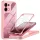 Techsuit - ColorVerse 360 tok kijelzővédővel - Oppo A6 Pro 4G / A6 Pro 5G - Rózsaszín