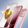 Techsuit - ColorVerse 360 tok kijelzővédővel - Oppo A6 Pro 4G / A6 Pro 5G - Rózsaszín