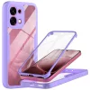 Techsuit - ColorVerse 360 tok kijelzővédővel - Oppo A6 Pro 4G / A6 Pro 5G - Lila