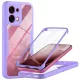 Techsuit - ColorVerse 360 tok kijelzővédővel - Oppo A6 Pro 4G / A6 Pro 5G - Lila