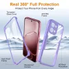 Techsuit - ColorVerse 360 tok kijelzővédővel - Oppo A6 Pro 4G / A6 Pro 5G - Lila