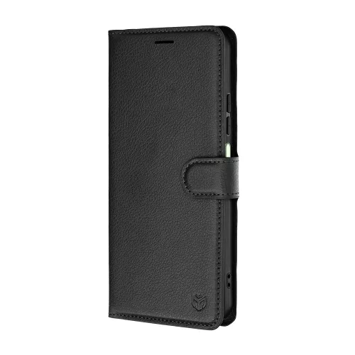 Techsuit - Leather Folio kinyitható tok - Xiaomi Redmi A7 Pro 4G - Fekete