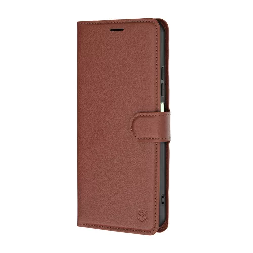 Techsuit - Leather Folio kinyitható tok - Xiaomi Redmi A7 Pro 4G - Barna