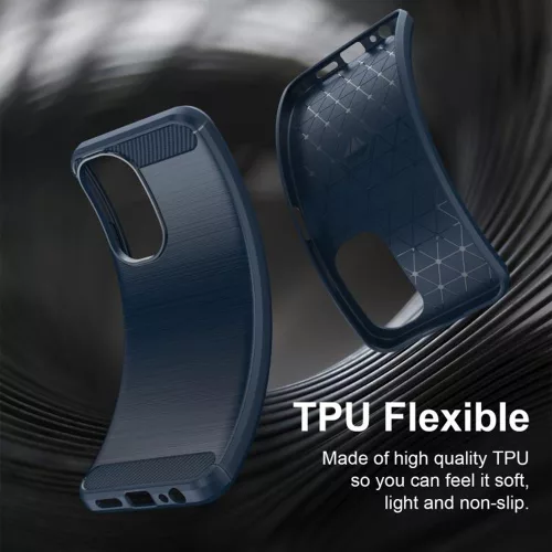 Techsuit - Carbon Silicone - Xiaomi Redmi A7 Pro 4G - Blue