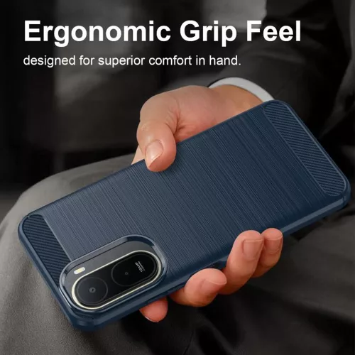 Techsuit - Carbon Silicone - Xiaomi Redmi A7 Pro 4G - Blue