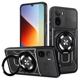   Techsuit - RuggedCam ütésálló tok - Xiaomi Redmi A7 Pro 4G - Fekete