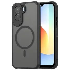   Techsuit - HaloFrost II MagSafe tok - Xiaomi Redmi A7 Pro 4G - Fekete