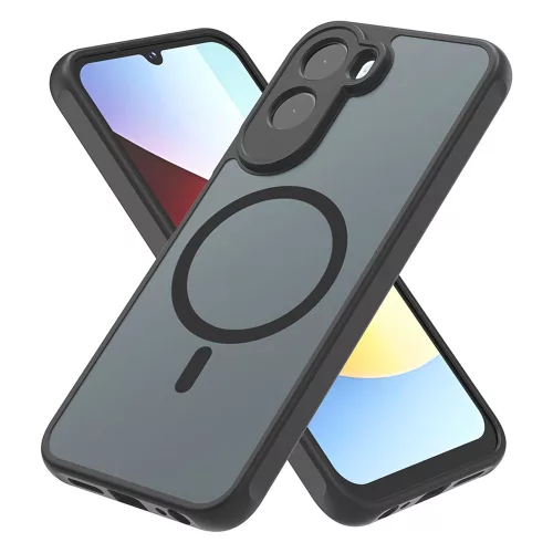 Techsuit - HaloFrost II MagSafe tok - Xiaomi Redmi A7 Pro 4G - Fekete