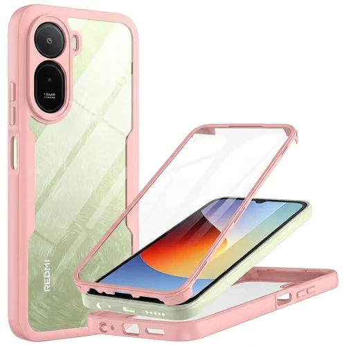 Techsuit - ColorVerse 360 Series + Screen Protector - Xiaomi Redmi A7 Pro 4G - Pink