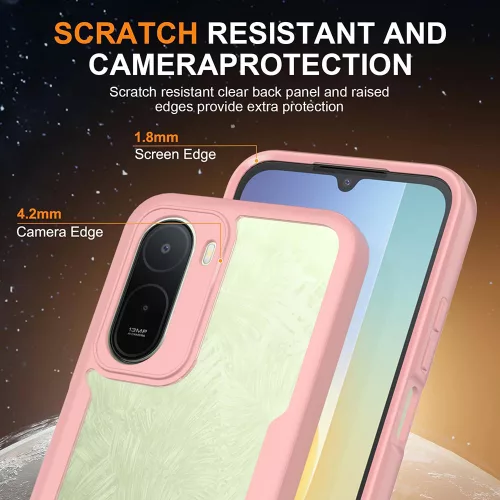 Techsuit - ColorVerse 360 Series + Screen Protector - Xiaomi Redmi A7 Pro 4G - Pink