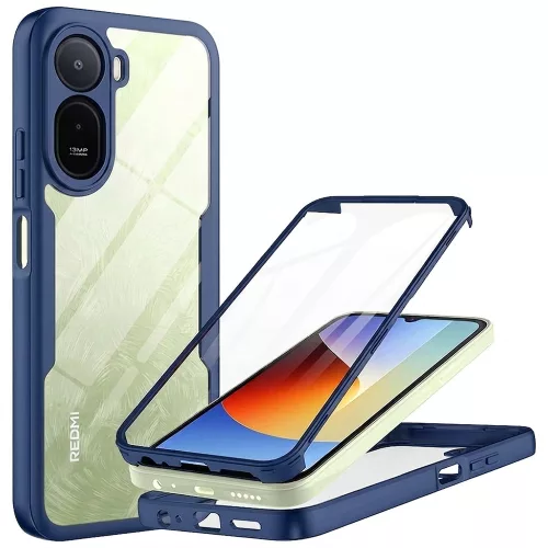 Techsuit - ColorVerse 360 Series + Screen Protector - Xiaomi Redmi A7 Pro 4G - Blue