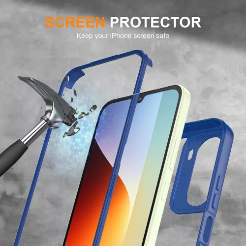 Techsuit - ColorVerse 360 Series + Screen Protector - Xiaomi Redmi A7 Pro 4G - Blue